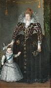 Charles Martin Portrait of Maria de' Medici and her son Louis XIII oil painting